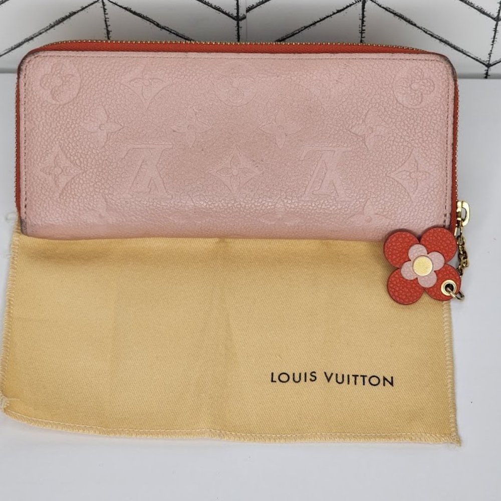 Louis Vuitton Monogram Empreinte Portefeuille Clemence Zippy Wallet - Picture 2 of 6